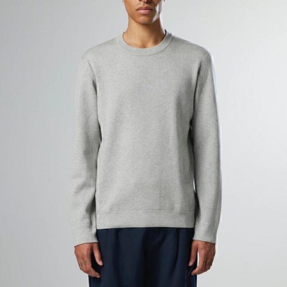 NN07 Luis Light Gray Melange Crewneck Pullover Sweatshirt Men’s XXL NWT